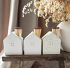 Concrete Matchstick Holder | House Shaped with Striking Pads: White Granite