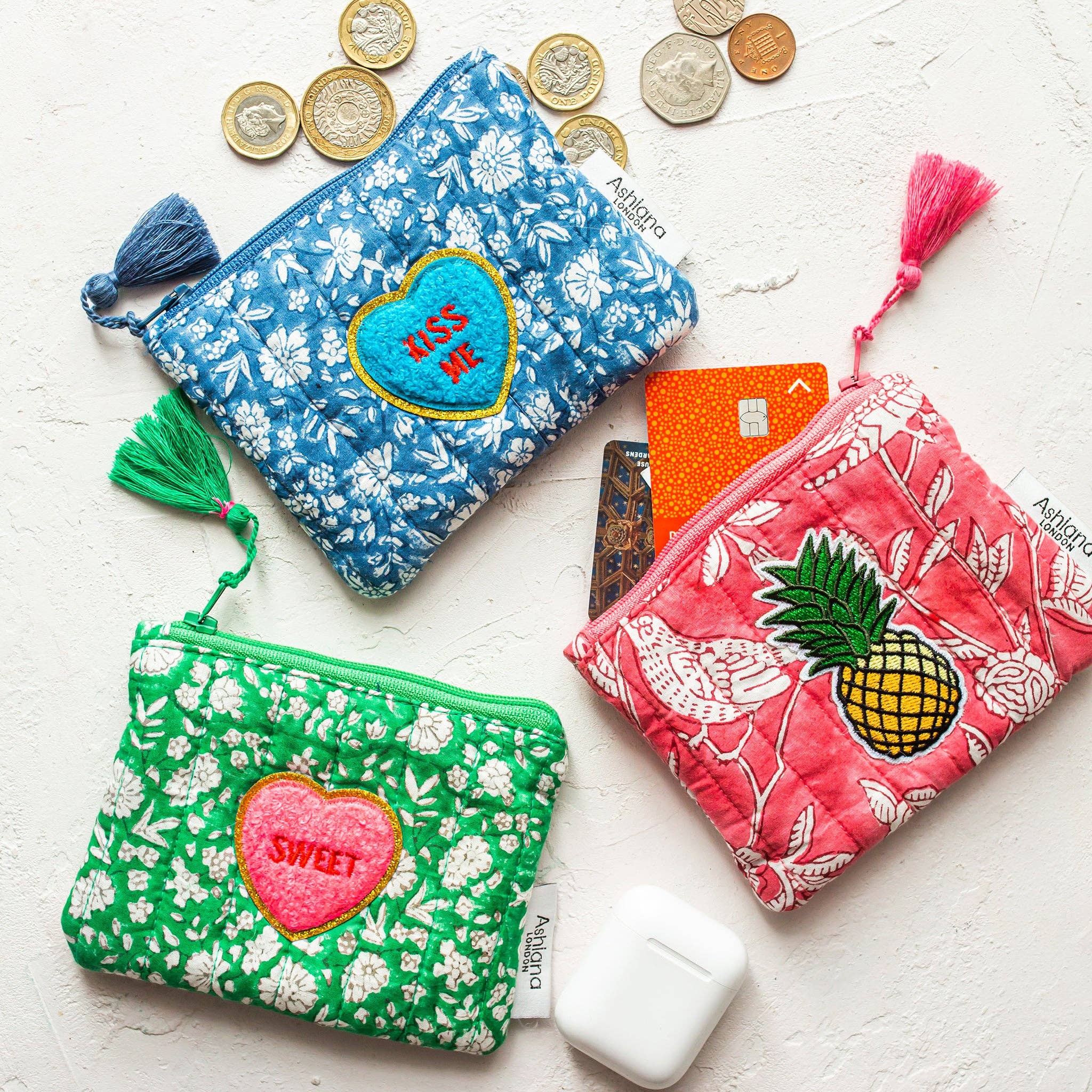 The Mini Coin Purse: Blue