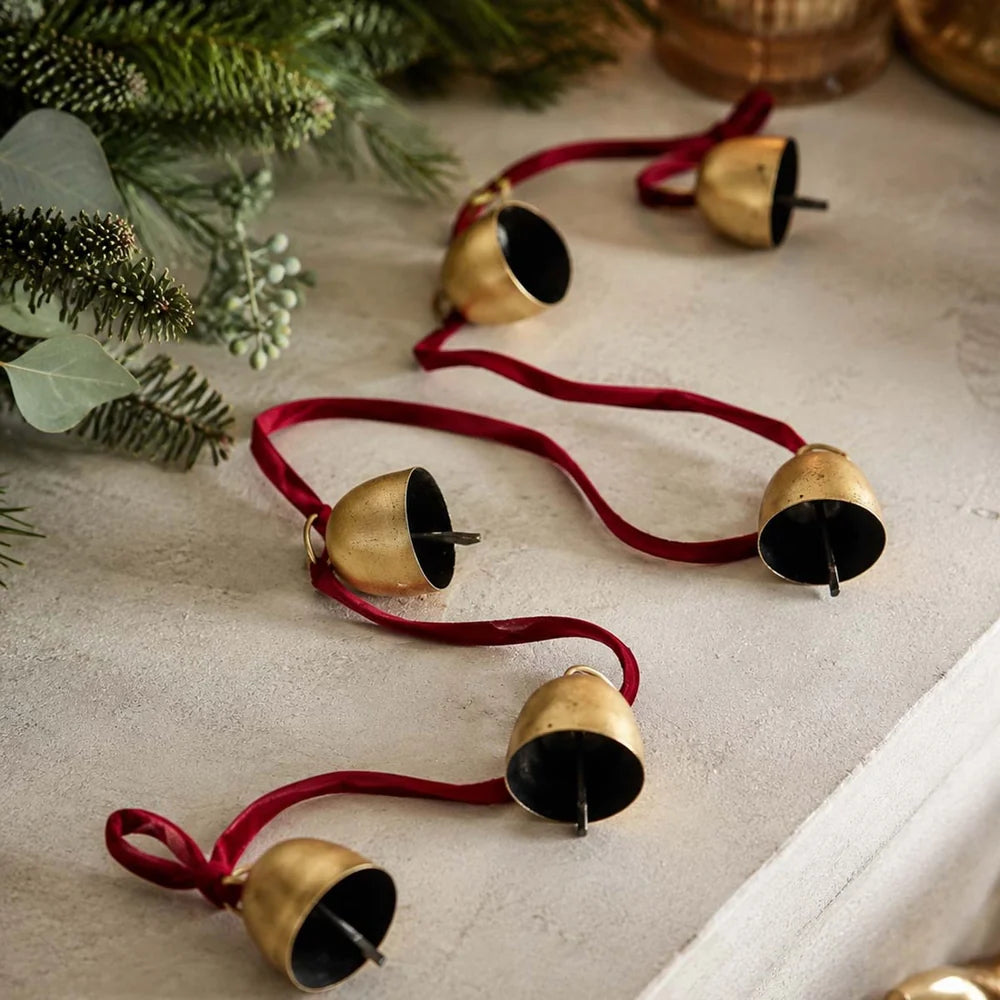 Gold Bell Garland
