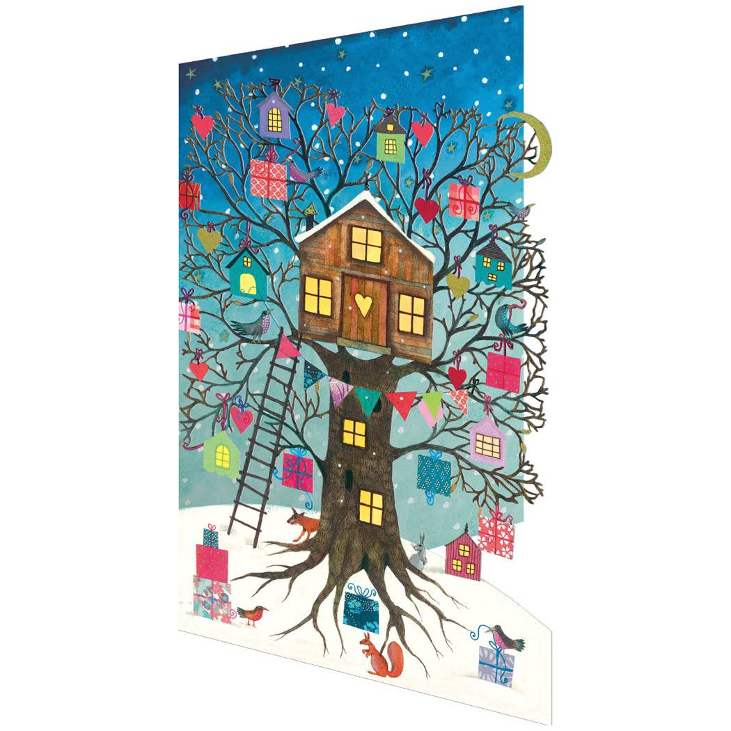 Lasercut Christmas Treehouse