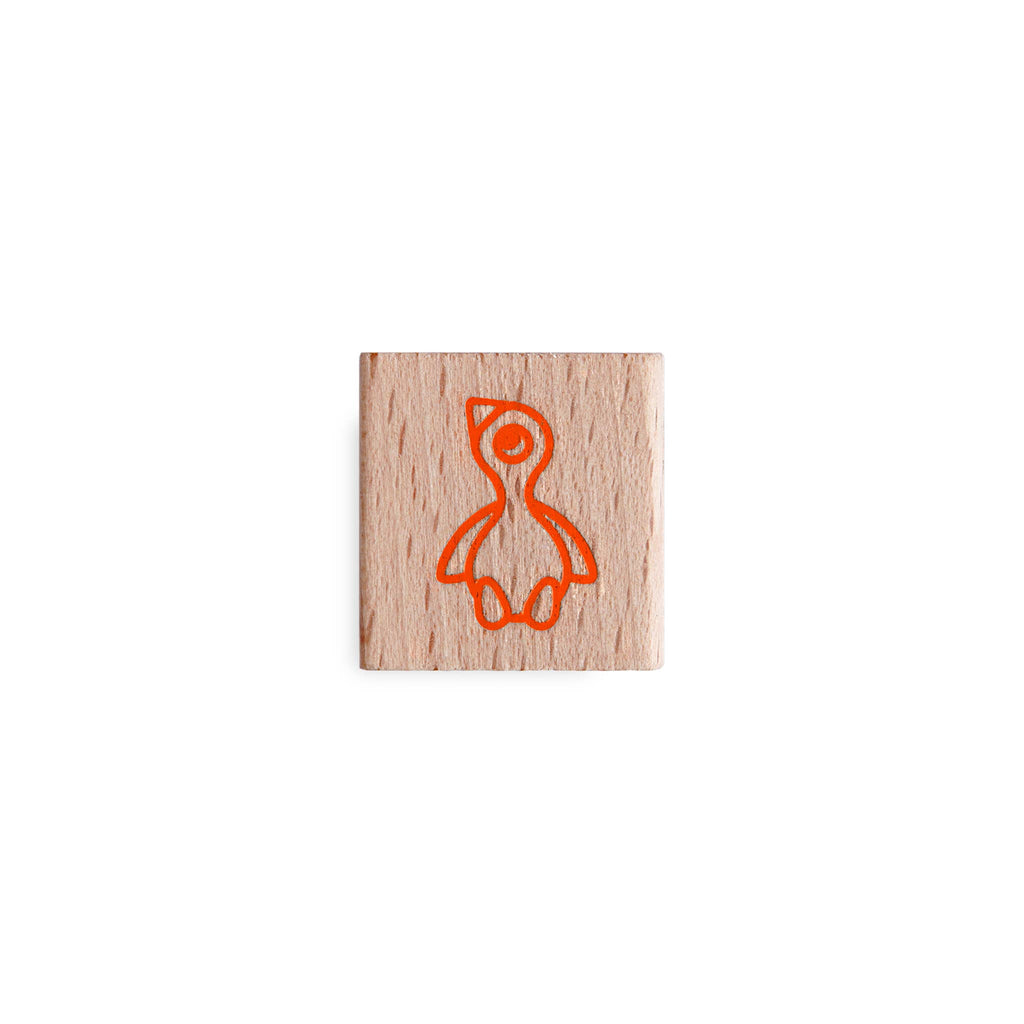 Odd Goose Wooden Double Sharpener: Orange