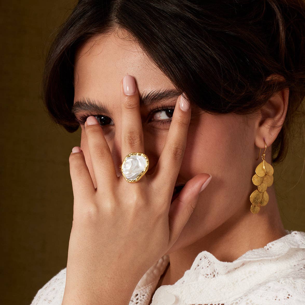 Leila Pearl Ring