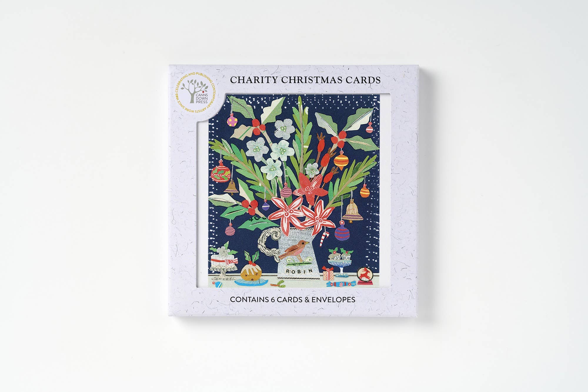 AGBI Christmas Card Pack - Robin And Mincepies