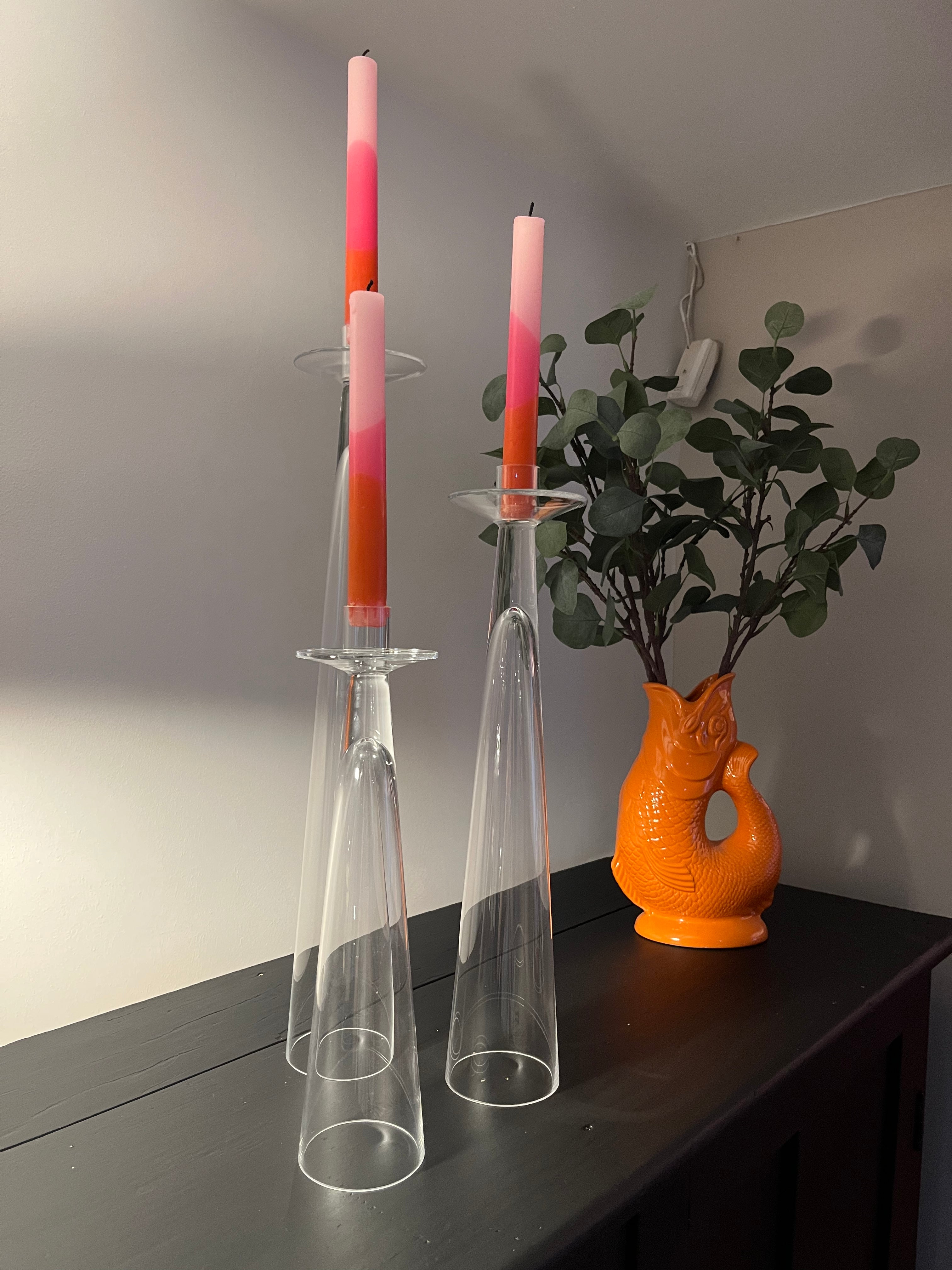 Small Glass Candle Stick