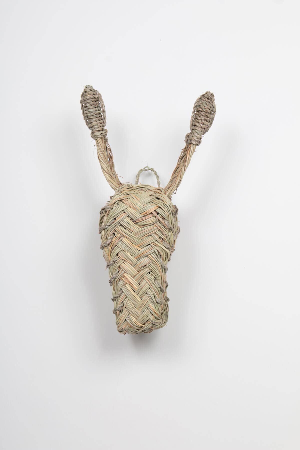 Mini Woven Animal Head, Donkey