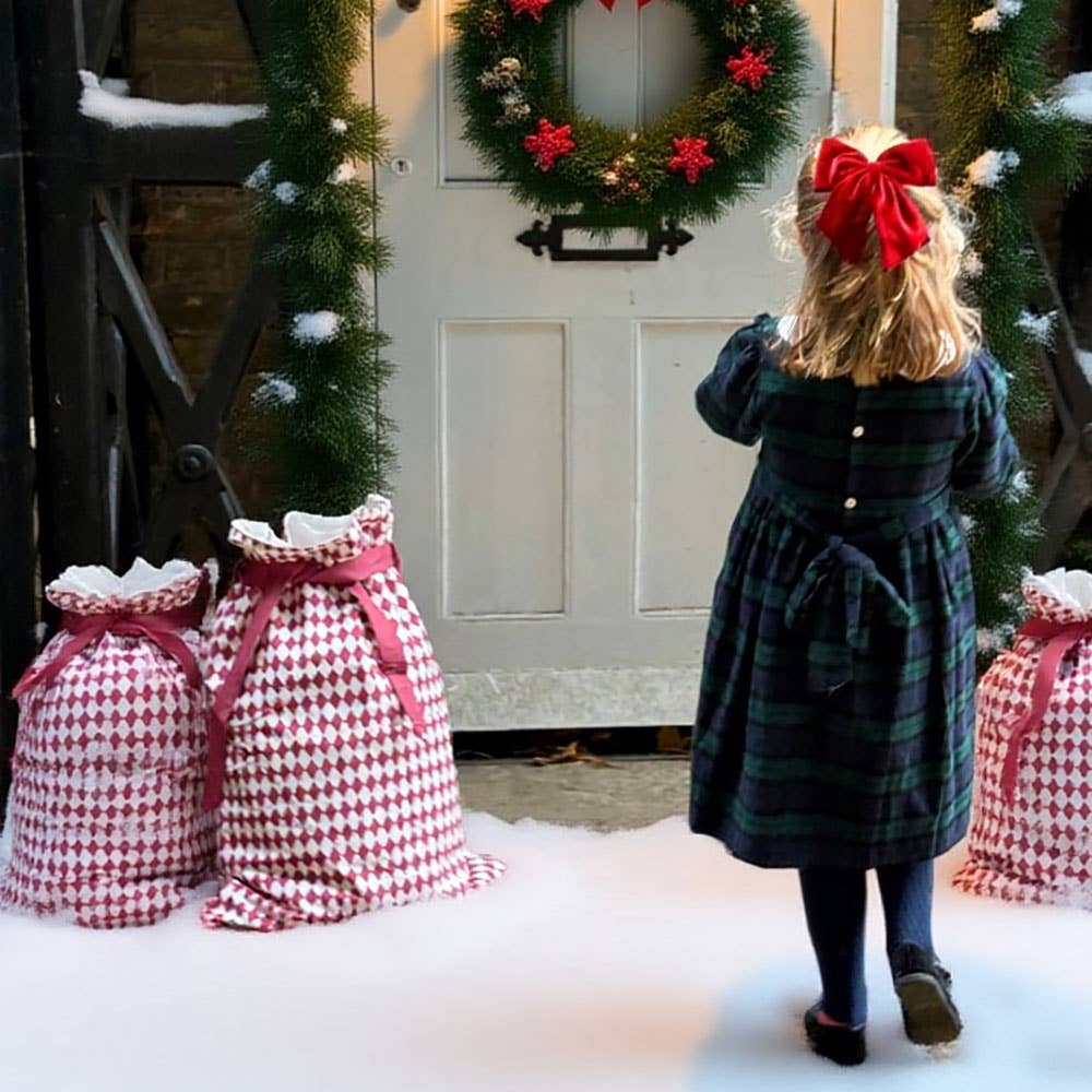 Harlequin Santa Sack