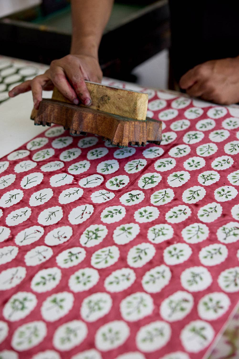 Block Printed Gift Boxes (Nested Set of 3) - Christmas Play