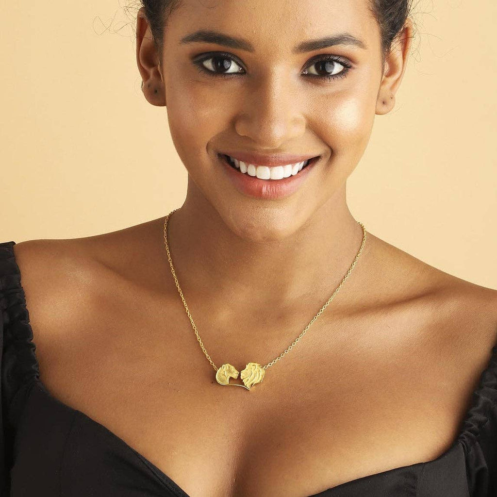 Lion-Ess Love Heart Necklace