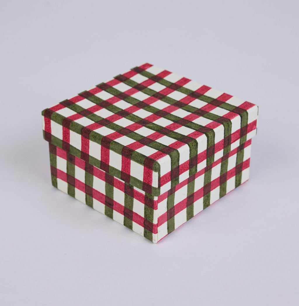 Block Printed Gift Boxes (Nested Set of 3) - Christmas Play