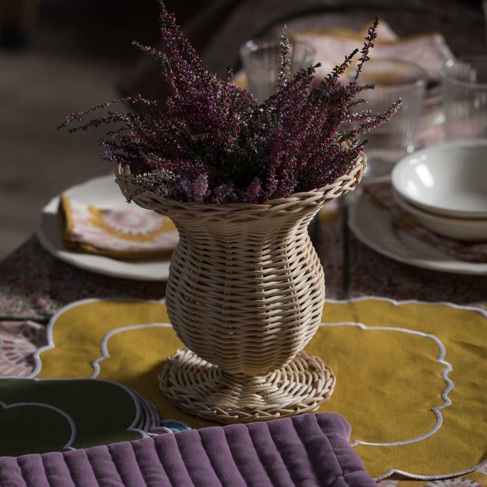 Rattan Small Vase Olympia