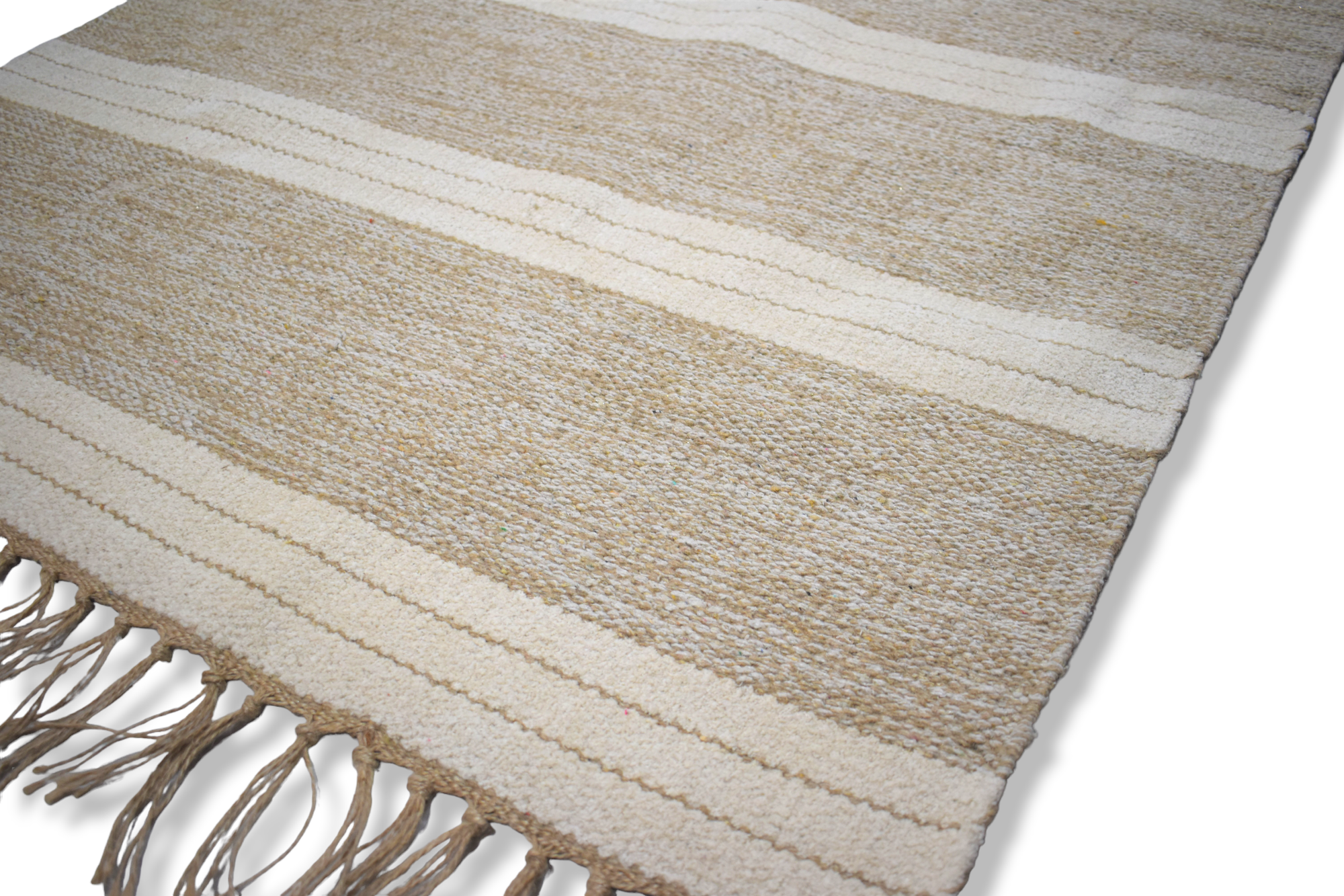 Handloom Jute Rug: 70x130cm