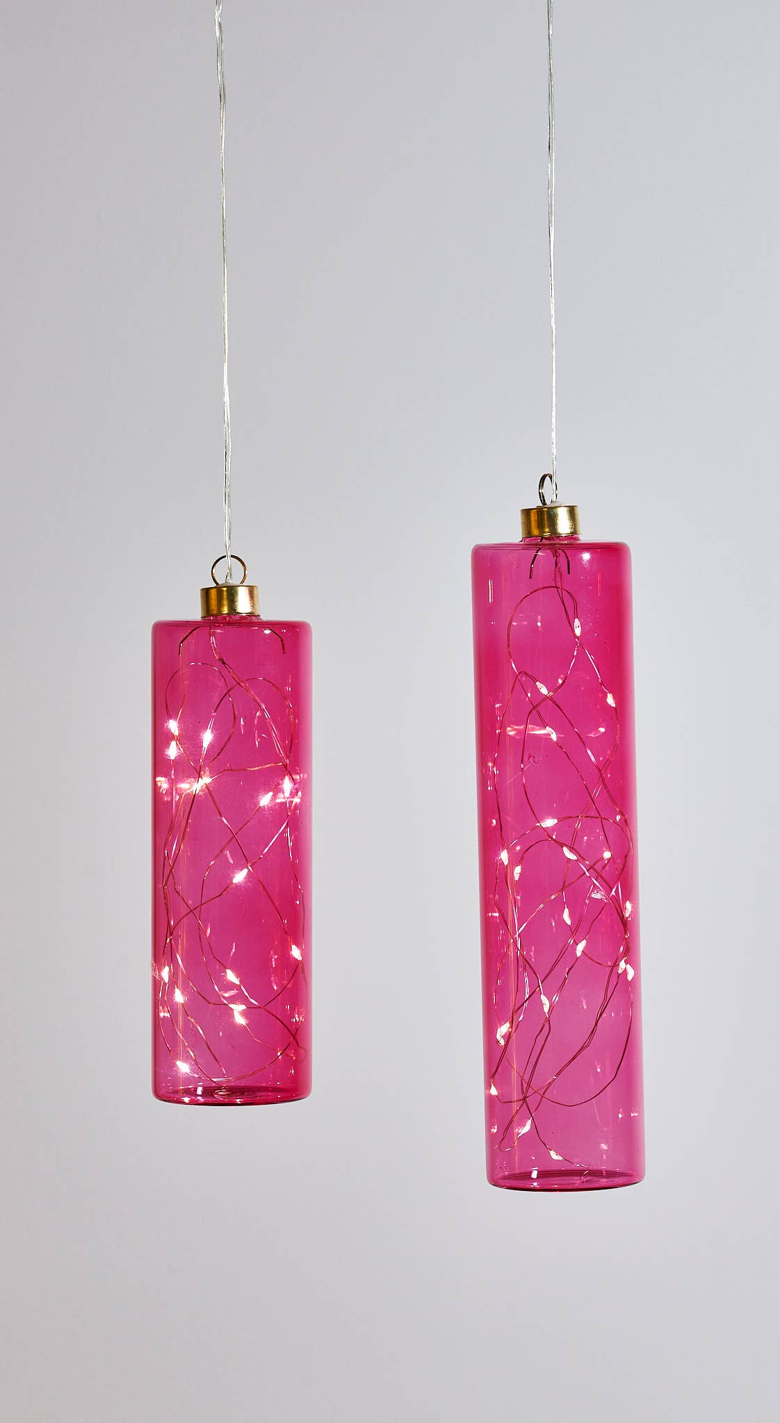 Glass Cylinders: Camellia