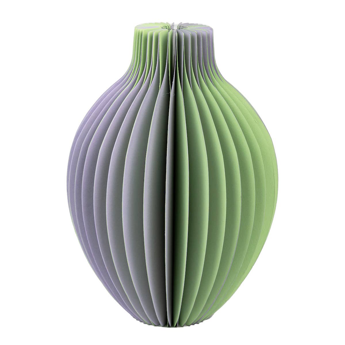 Lilac Honeycomb Paper Vase