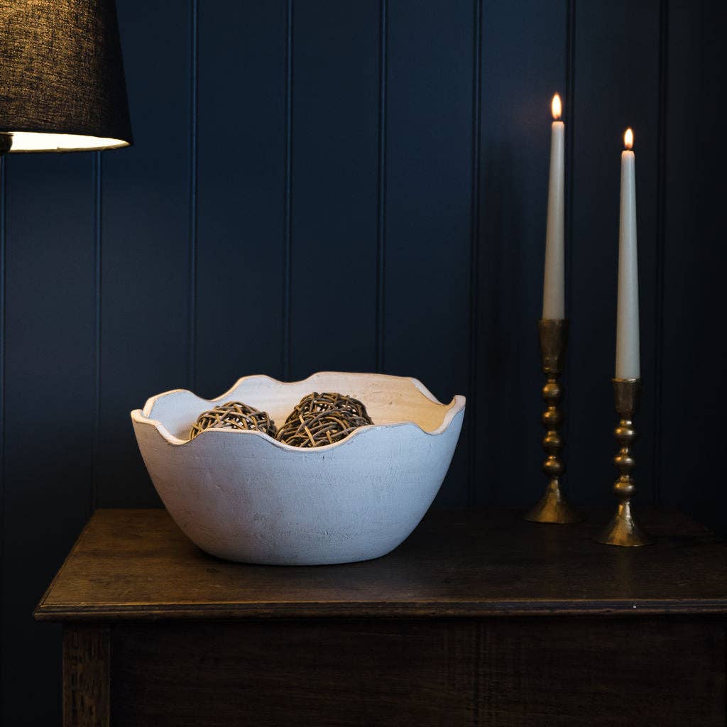Gillcambon - Off White Terracotta Decorative Bowl