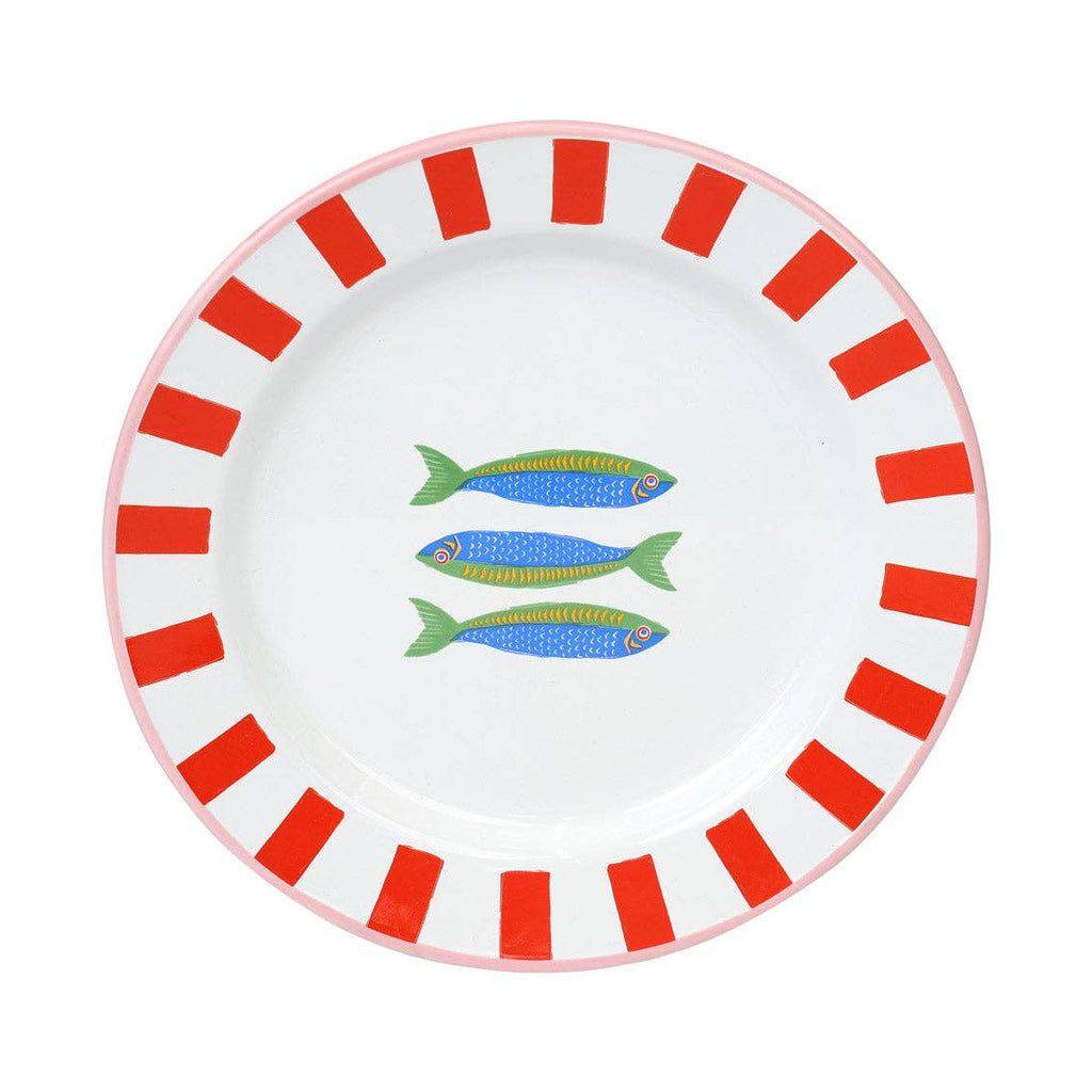 Fish Enamel Plate