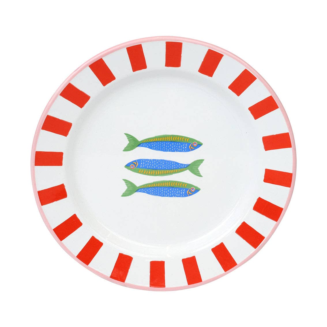 Fish Enamel Plate