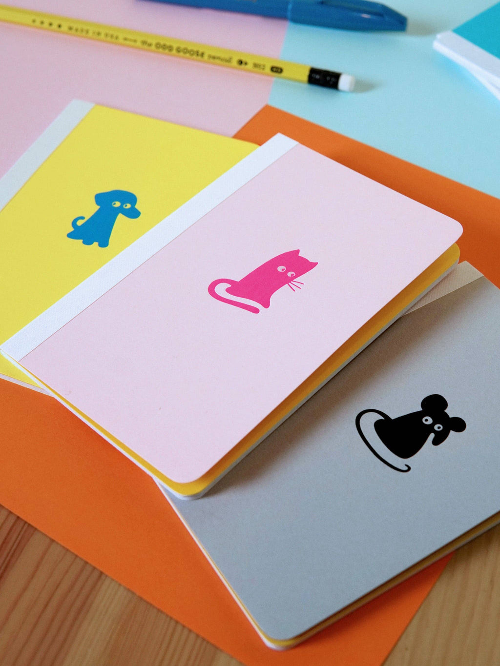 Odd Notes Critters Pocket Notebook - Cat (Lined)