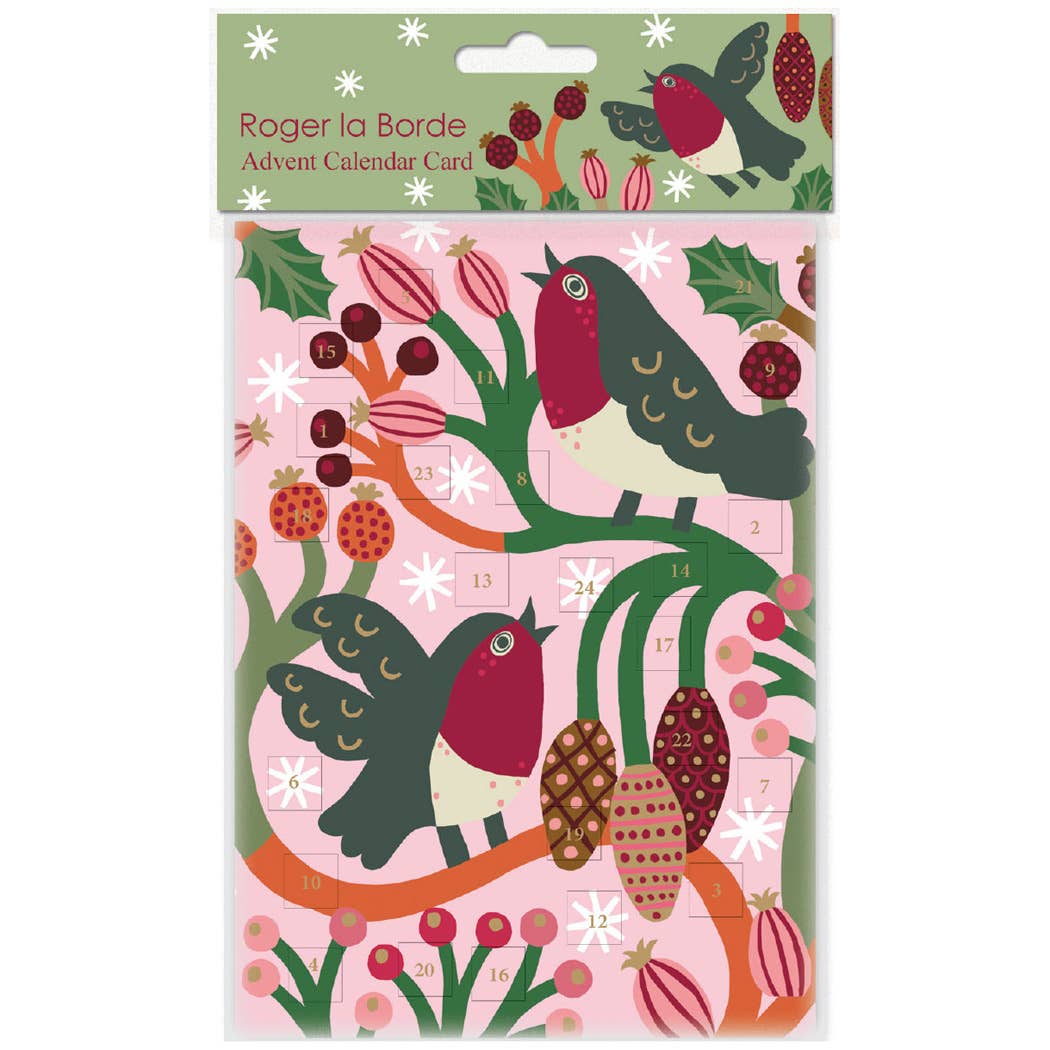 Christmas Chorus Advent Calendar Card
