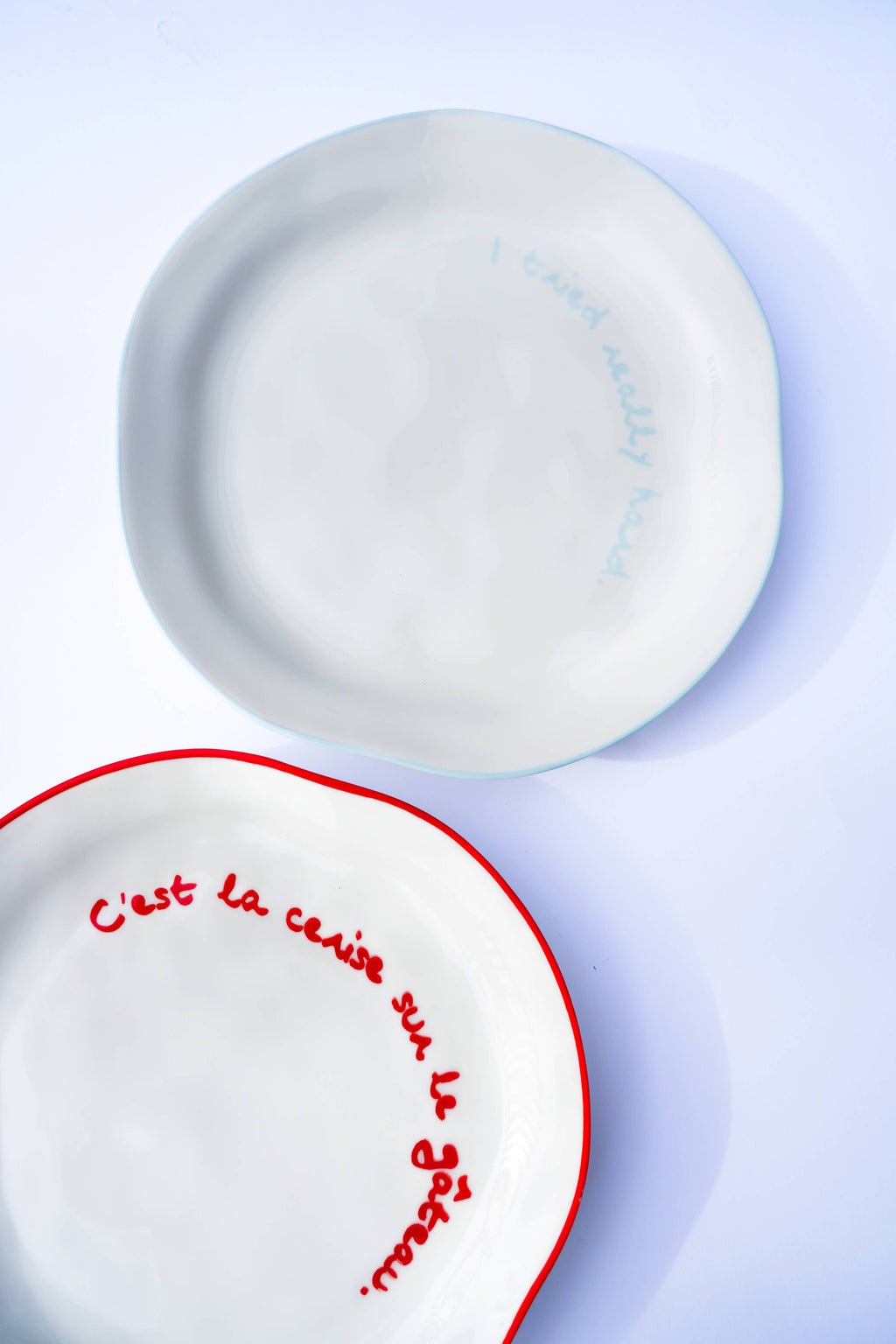 Statement Plate - 'I tried really hard'