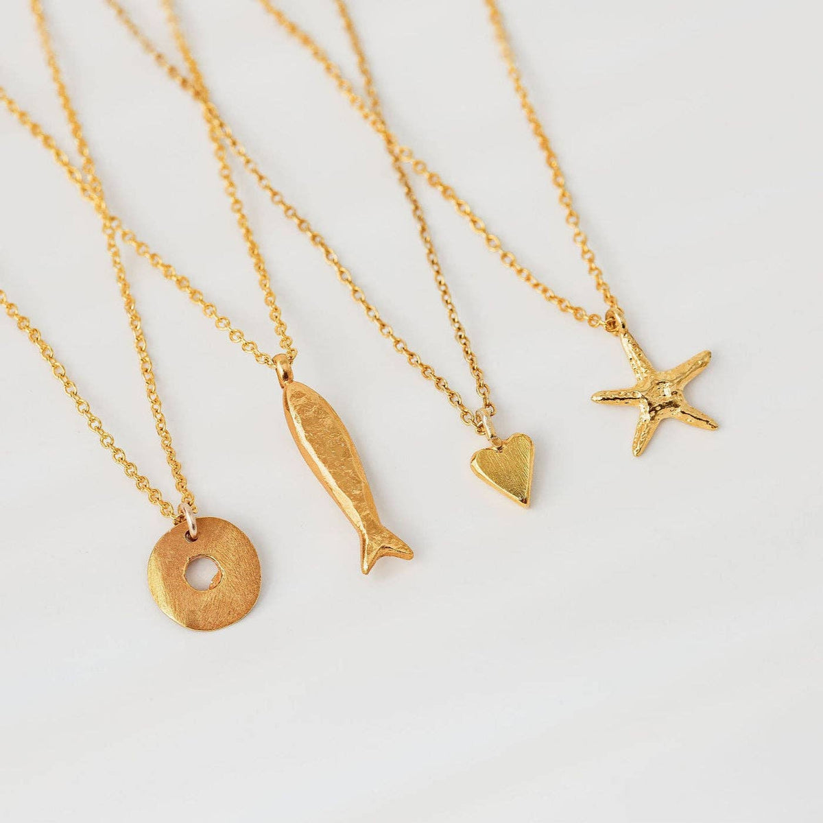 Gold Minnow Necklace