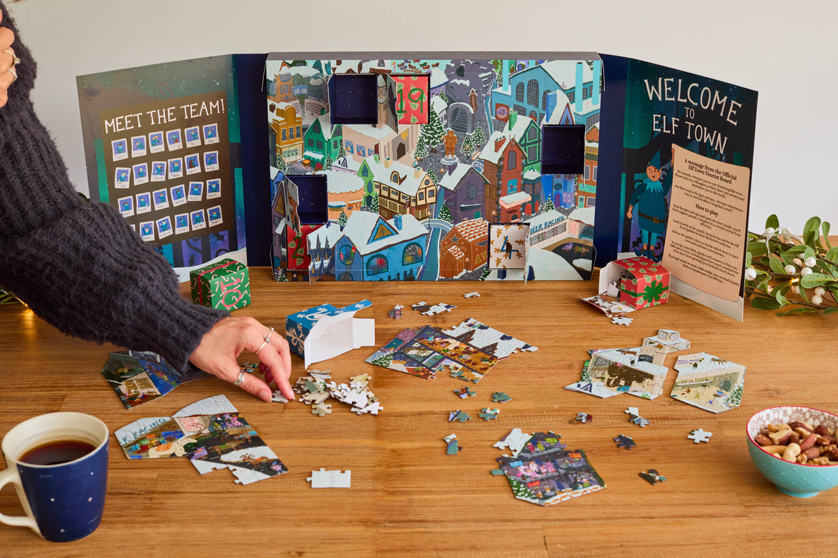Jigsaw Advent Calendar Elf Town Calendar