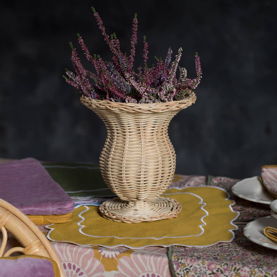 Rattan Small Vase Olympia