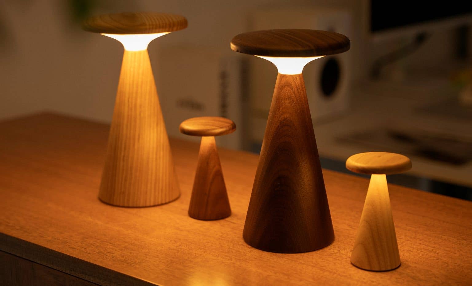 Sylva Table Lamp: Large White Ash