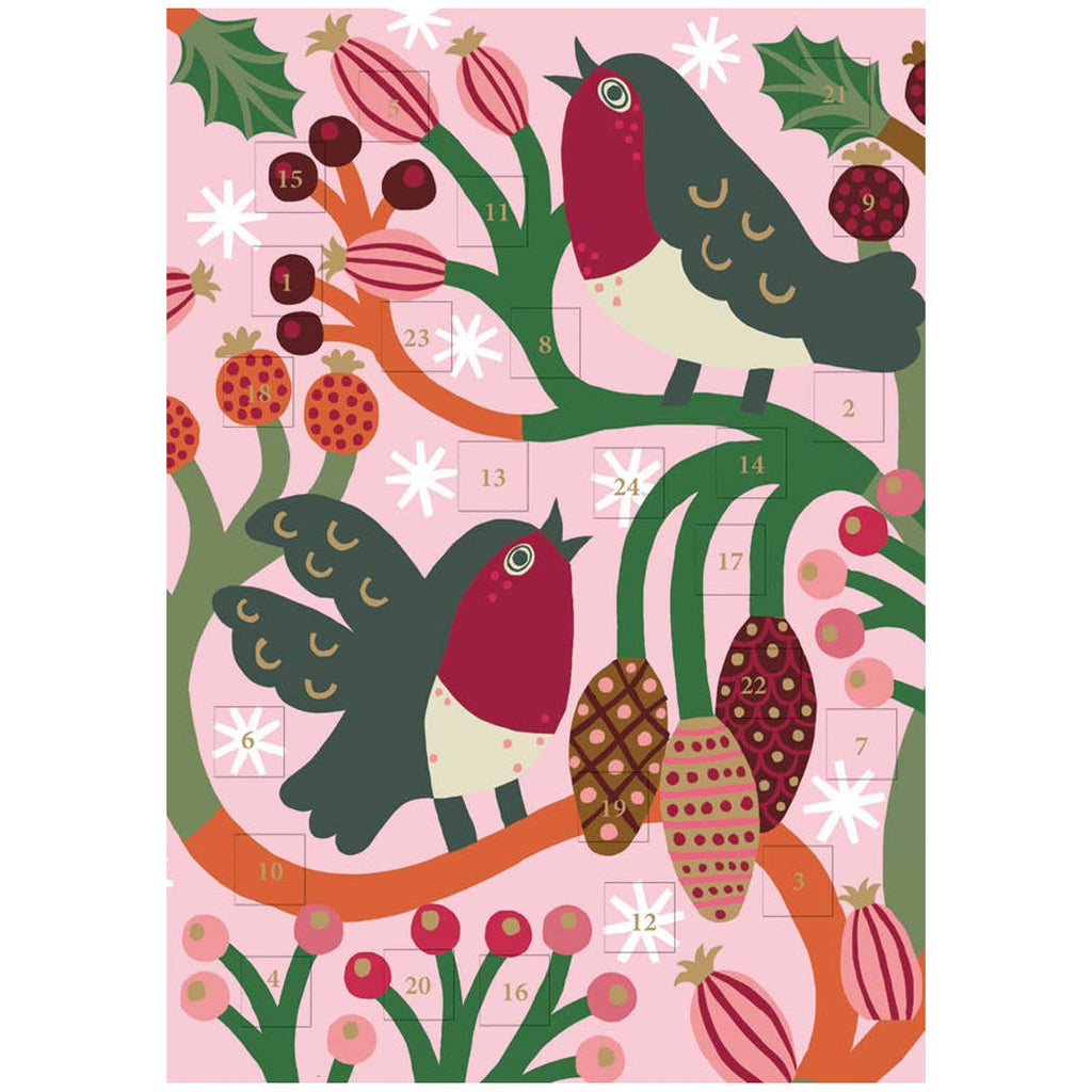 Christmas Chorus Advent Calendar Card