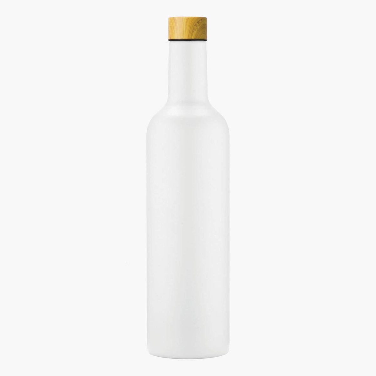 Double Wall Insulated Travel Wine Bottle - 750ml (25oz): White