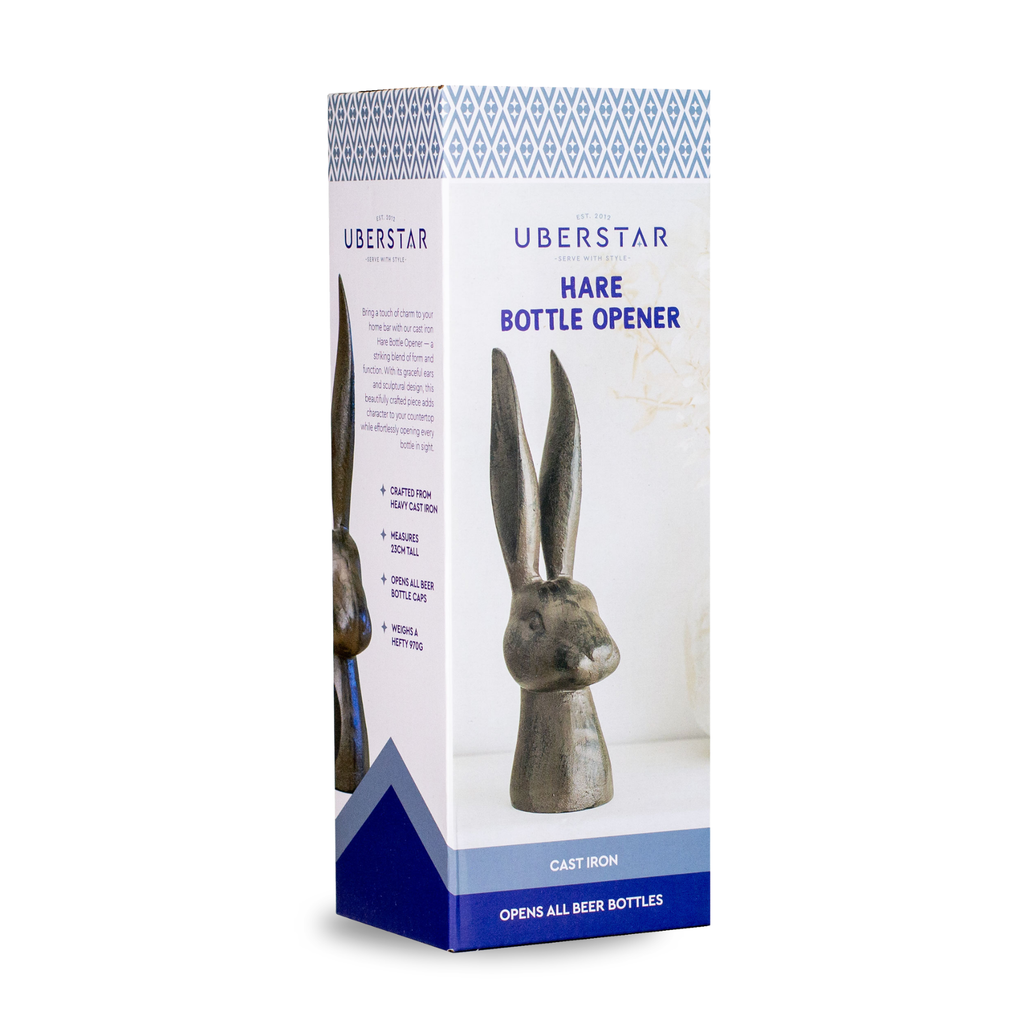 Hare Heavyweight Cast Iron Bottle Opener