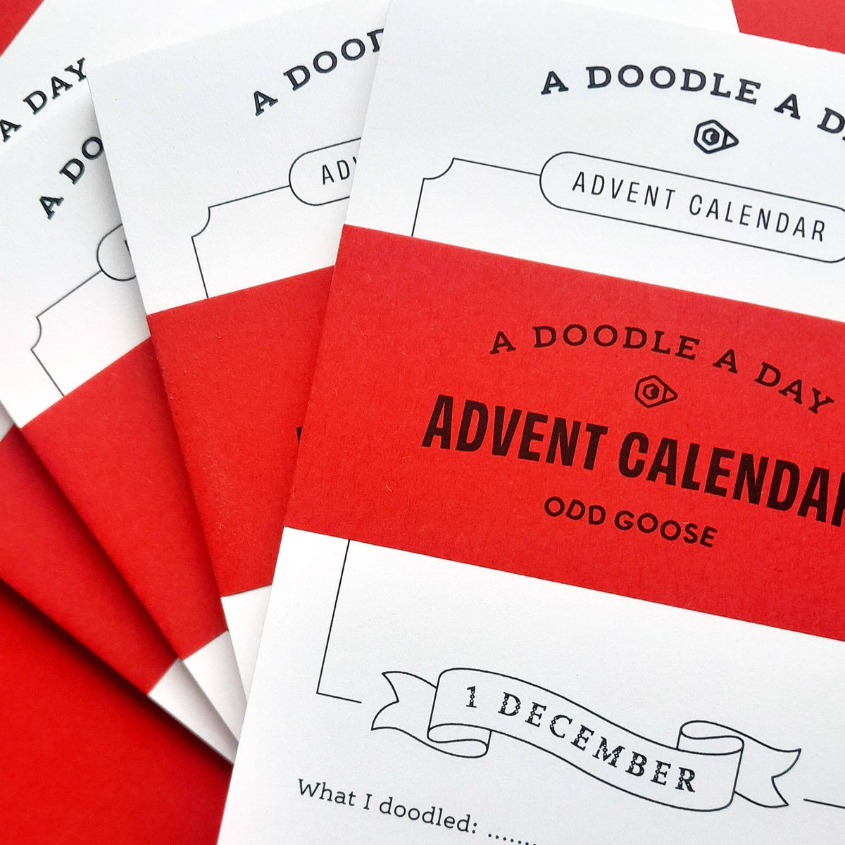 A Doodle A Day Advent Calendar Creative Christmas Notepad