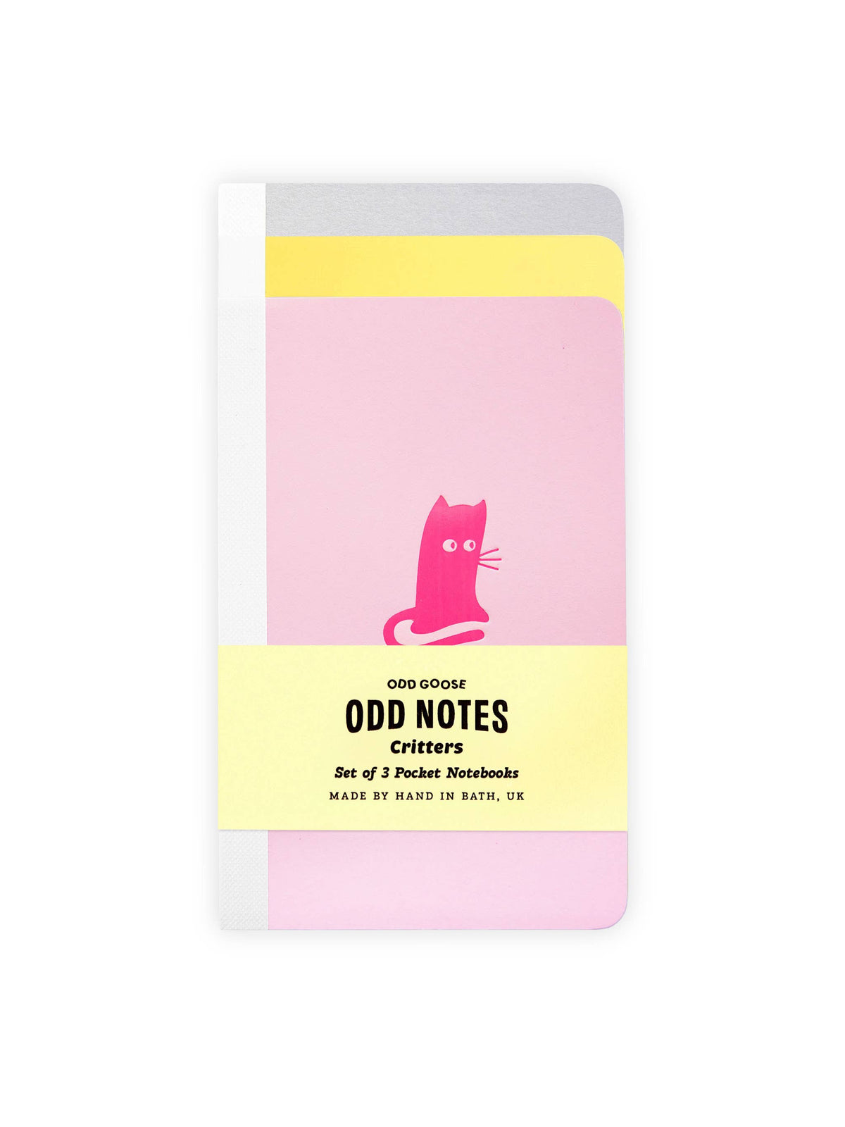 Odd Notes Critters Pocket Notebook - Cat (Lined)
