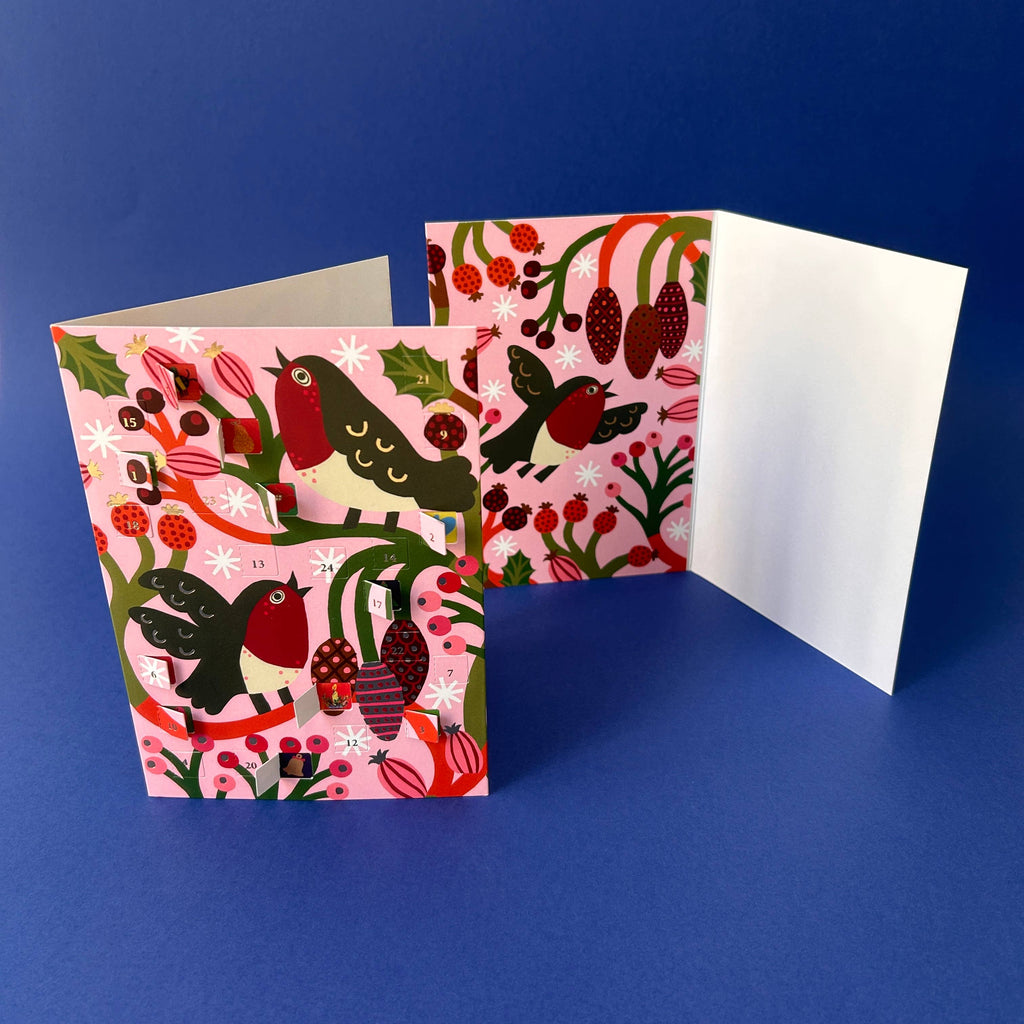 Christmas Chorus Advent Calendar Card