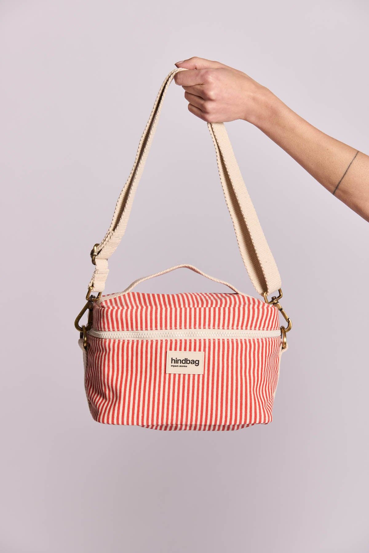 Igor lunch bag — red stripes