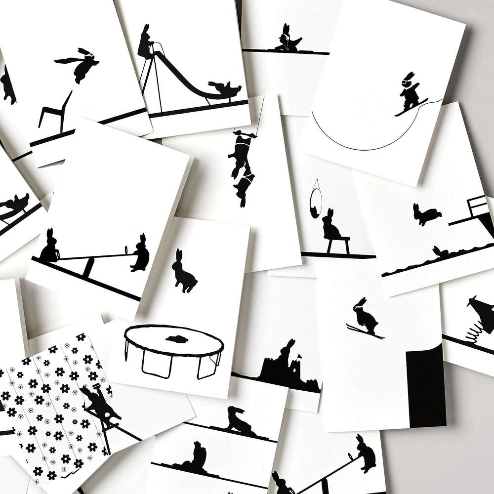 Netball Rabbit Card