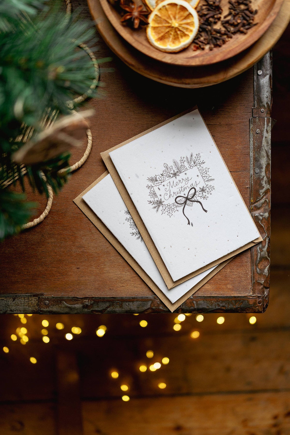 Pack of 4 Mini Christmas Plantable Seed Cards