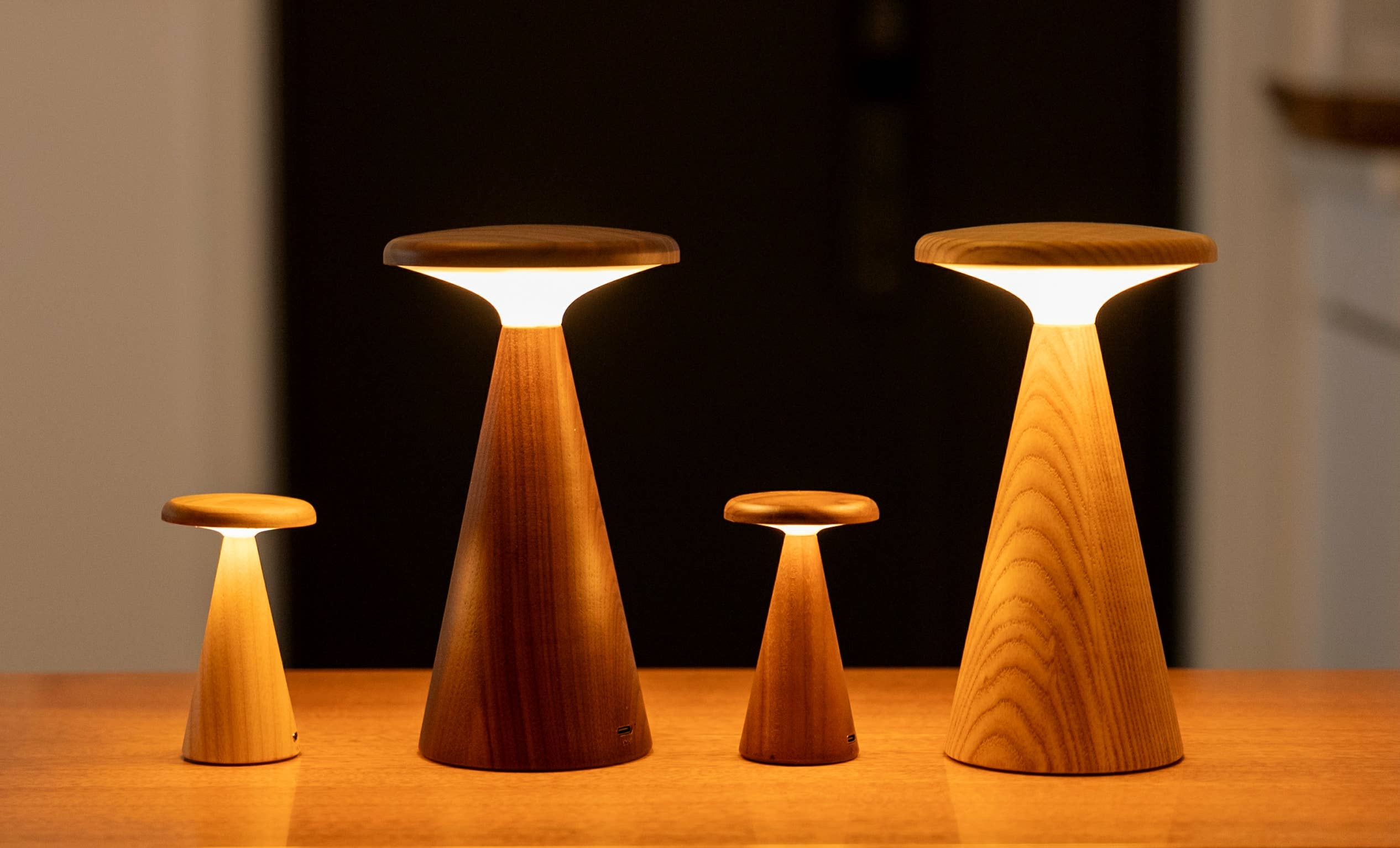 Sylva Table Lamp: Large White Ash