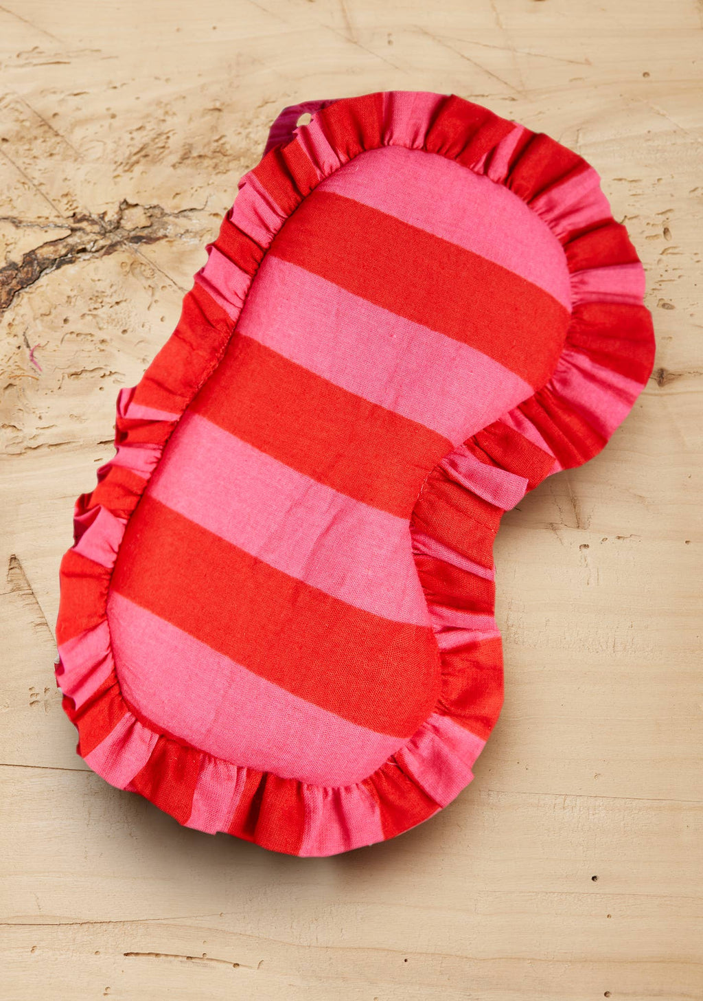 Bold Stripe Frill Eye Mask