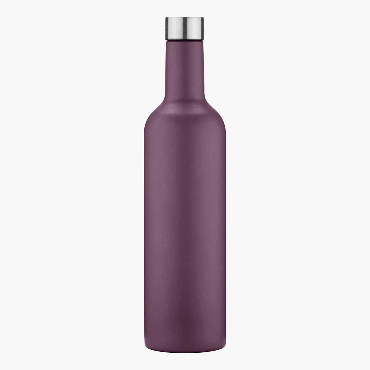 Double Wall Insulated Travel Wine Bottle - 750ml (25oz): White