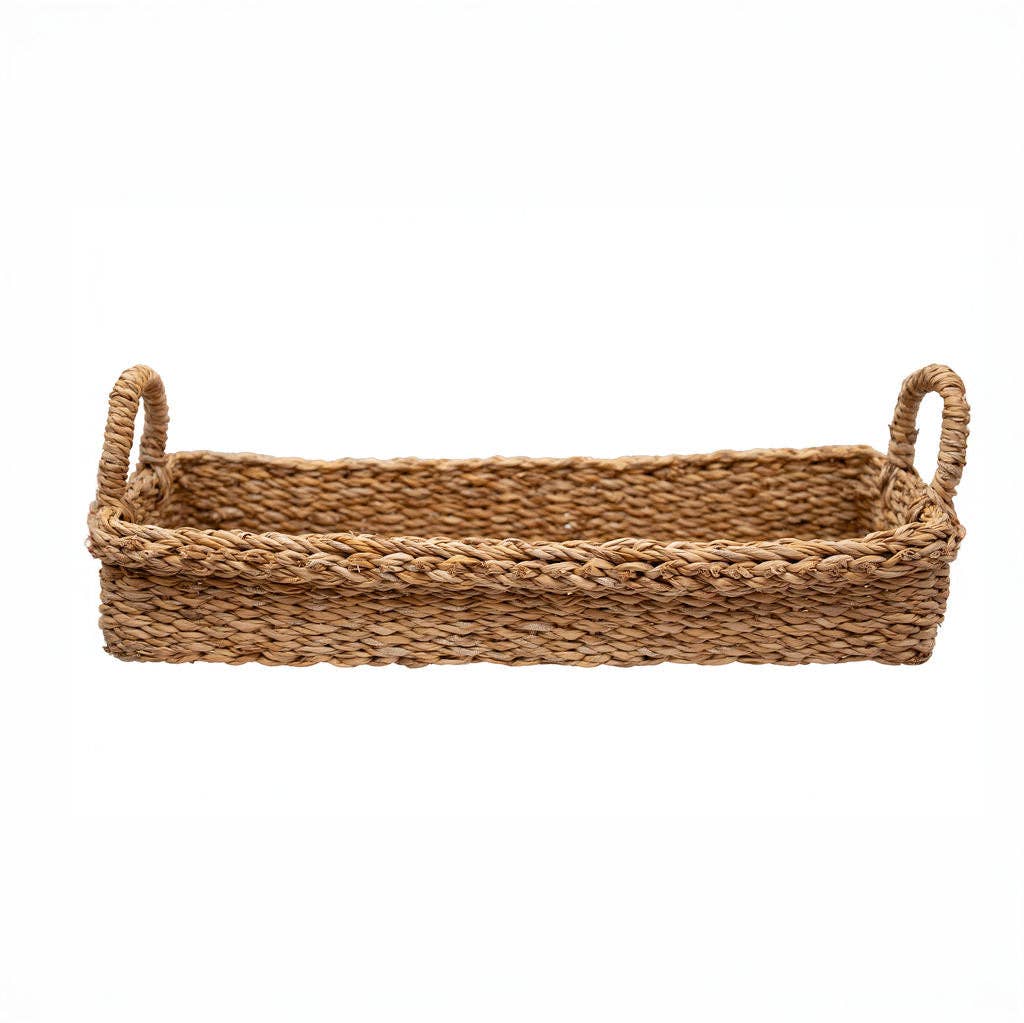 Bhadra Seagrass Rectangular Tray with Handles