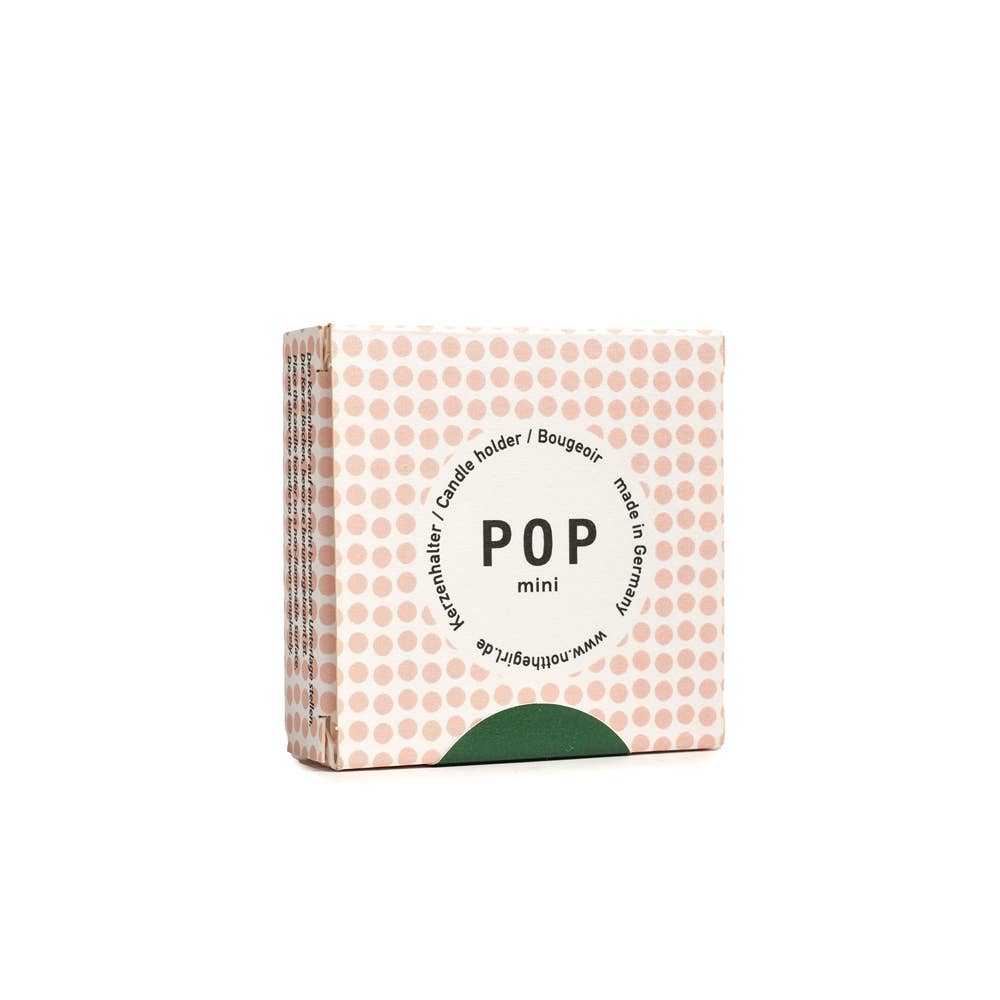 POP mini candle holder emerald green