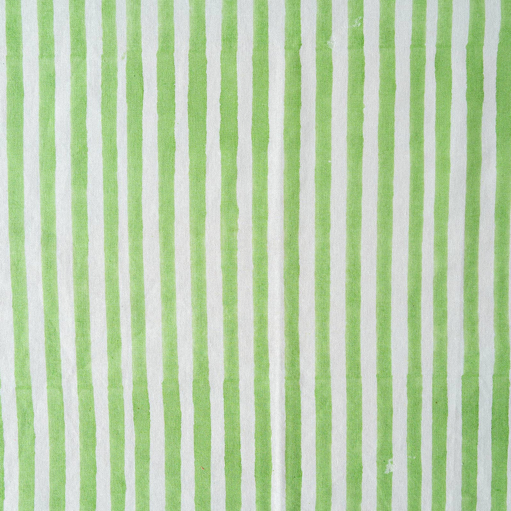 GREEN STRIPE set of 4 cotton napkins