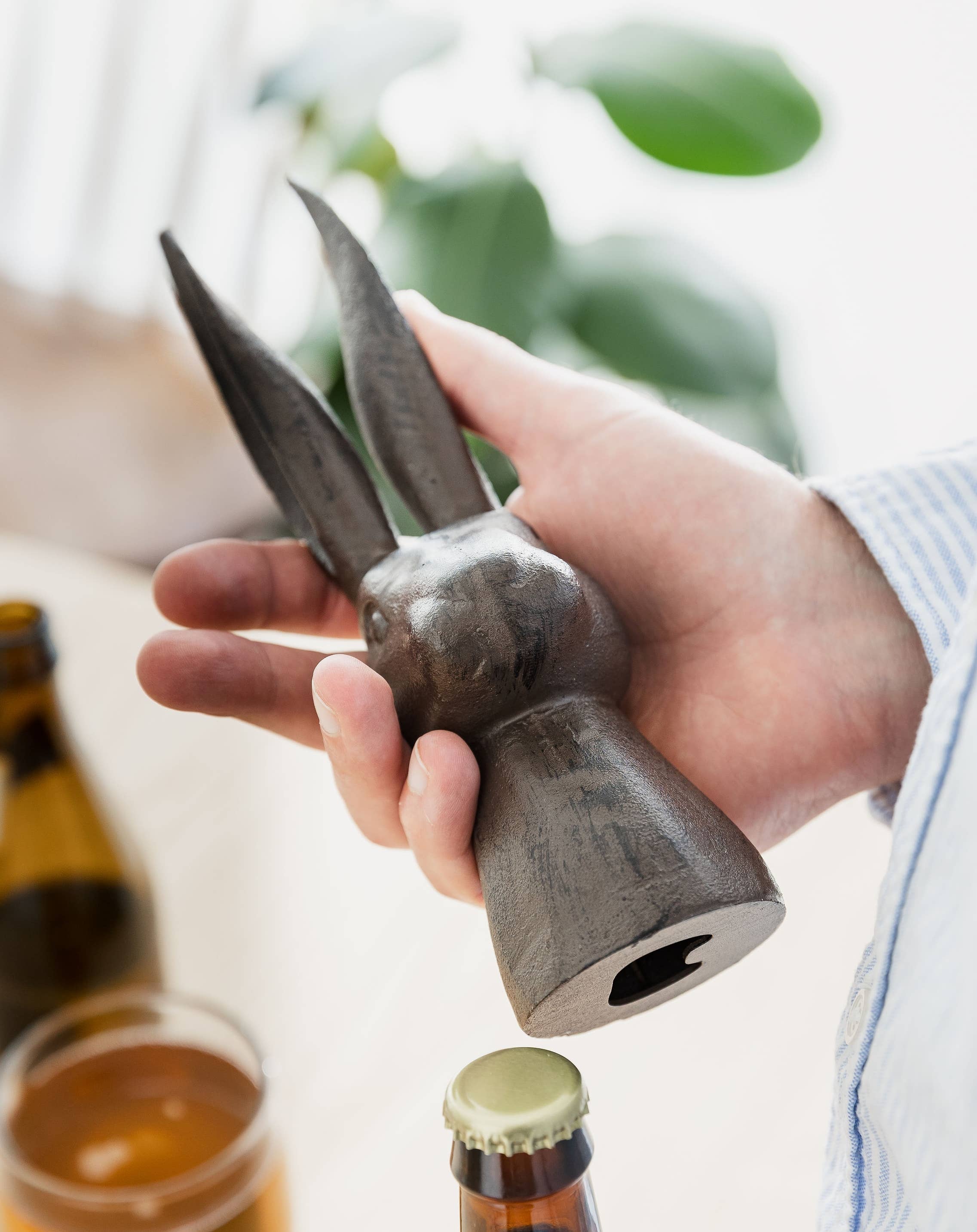 Hare Heavyweight Cast Iron Bottle Opener