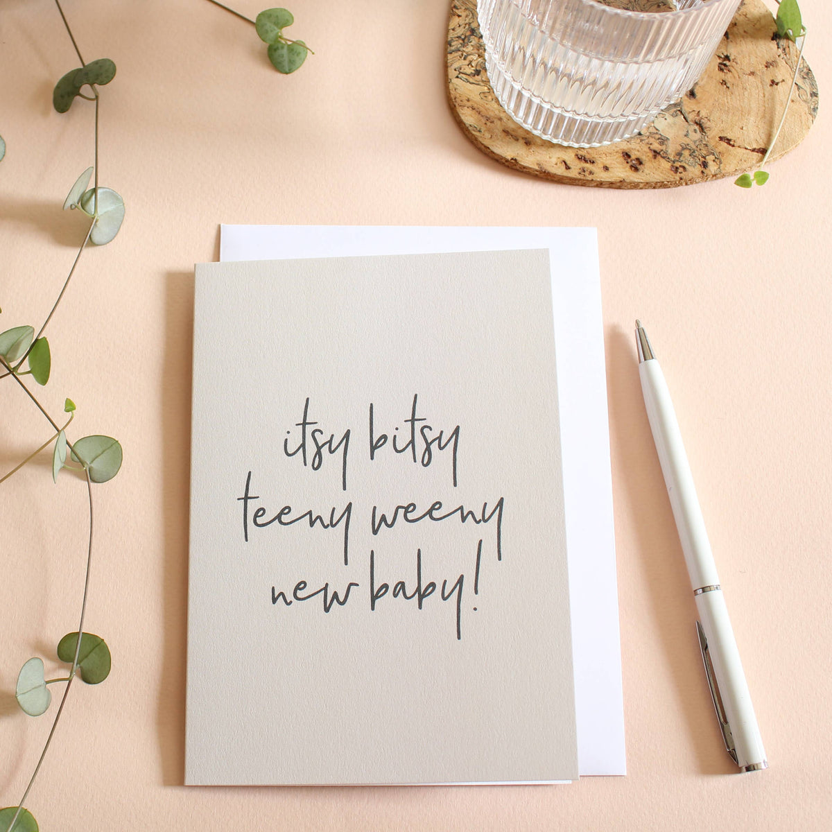 Itsy Bitsy Baby, Wordy Card