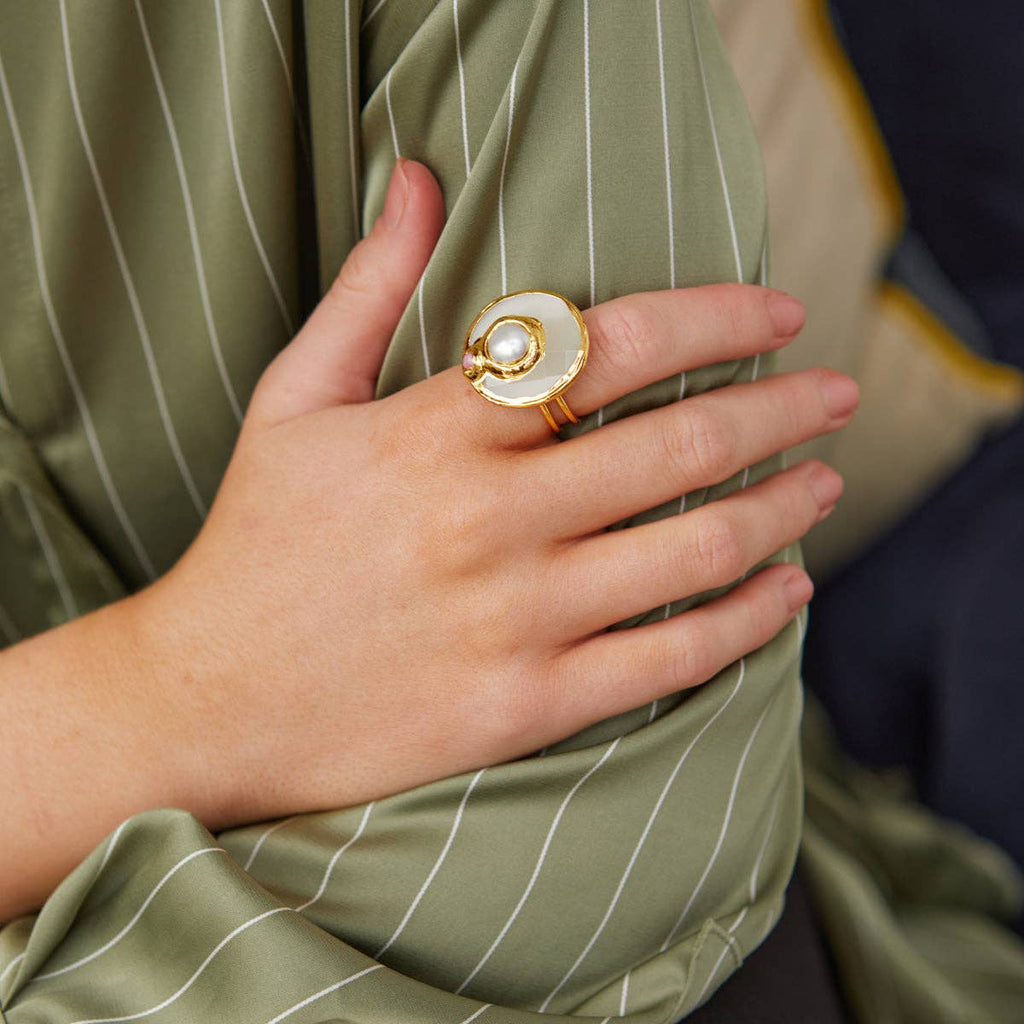 Gaia Ring White