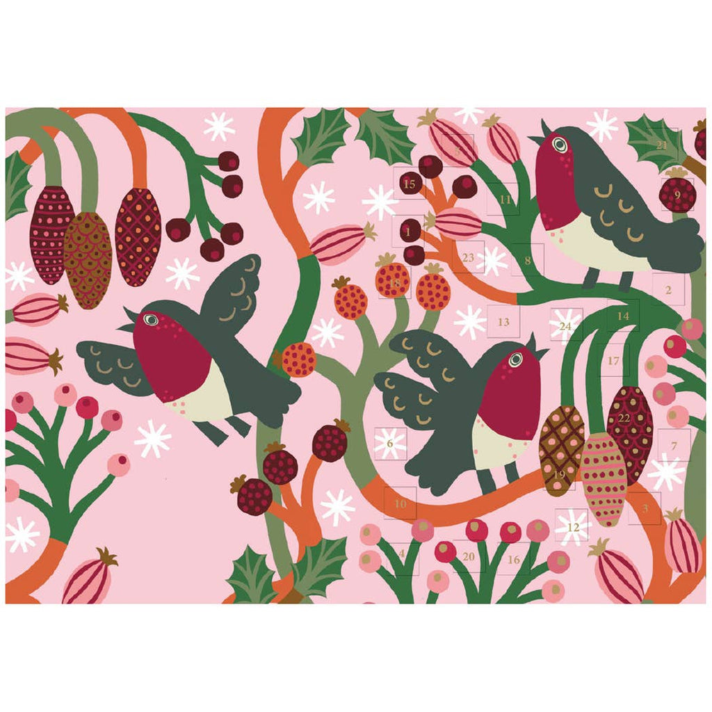 Christmas Chorus Advent Calendar Card