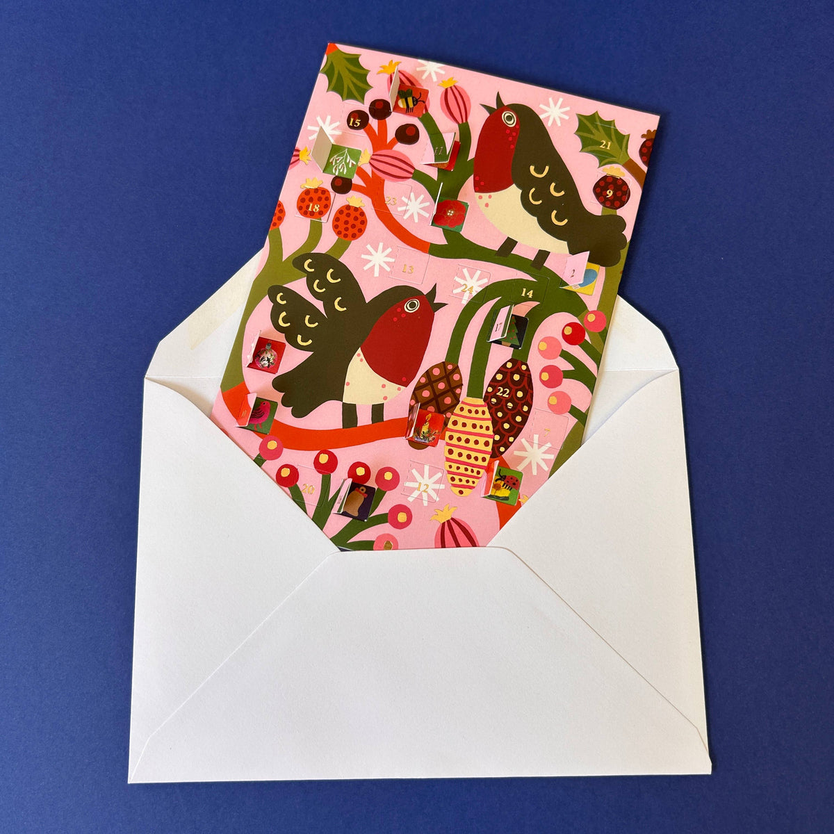 Christmas Chorus Advent Calendar Card