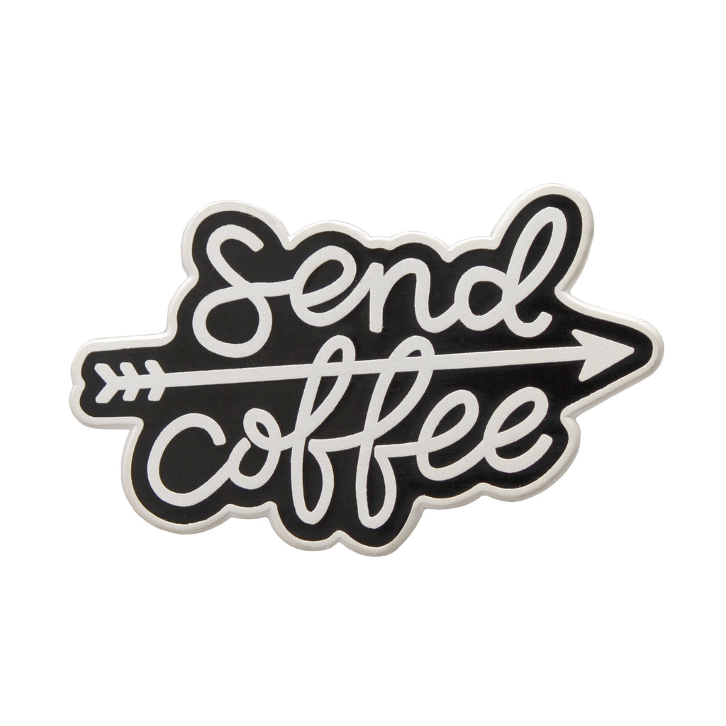 Send Coffee Pin Badge
