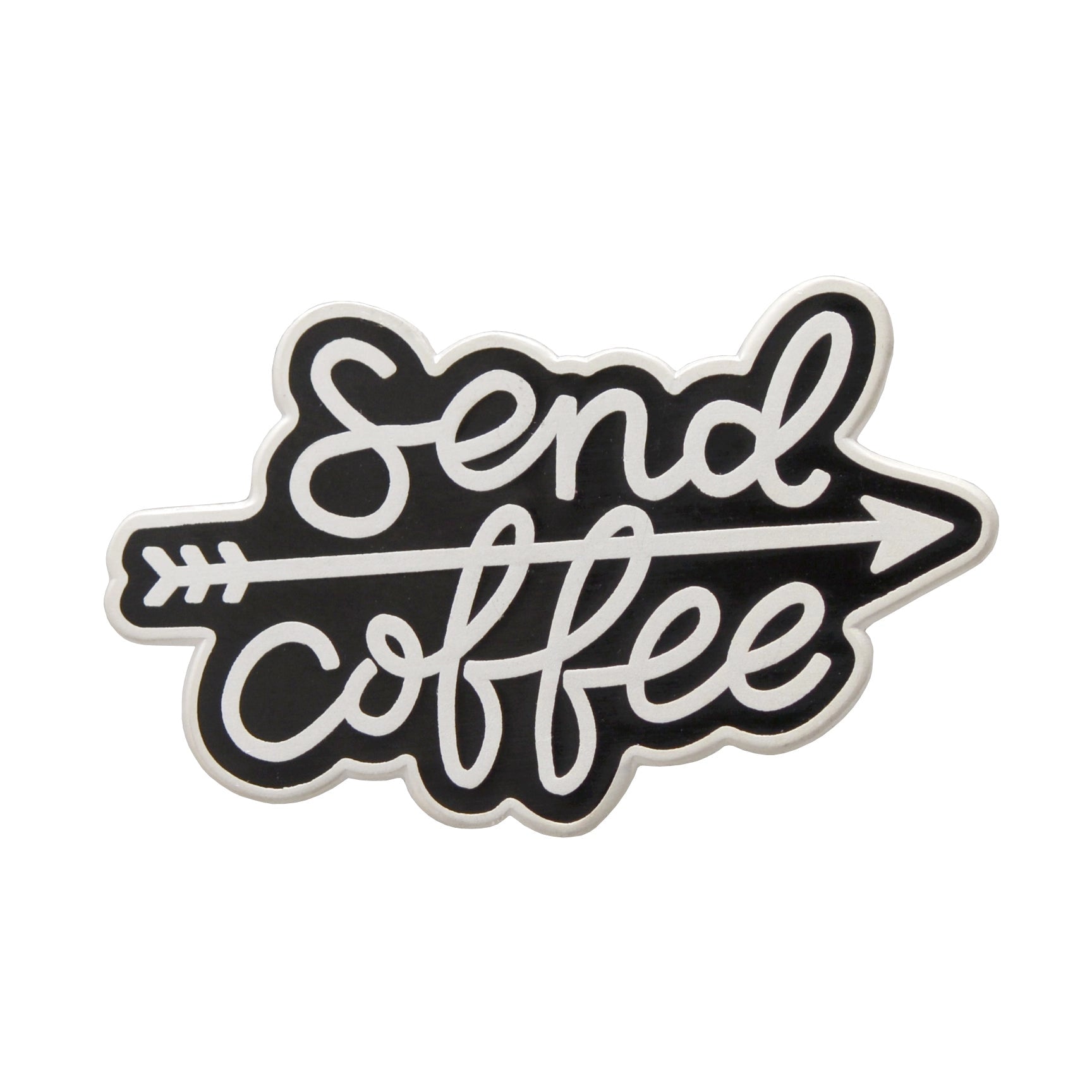 Send Coffee Pin Badge