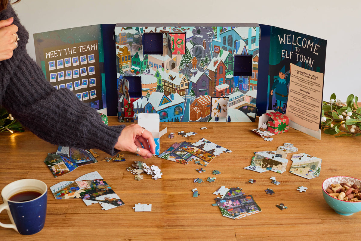 Jigsaw Advent Calendar Elf Town Calendar